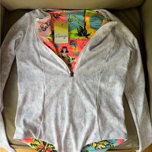 Maaji Multicolor Tropical Swimsuit (Rashguard)